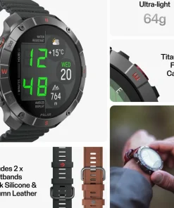 Polar Polar Grit X2 Pro Ti Lthr Brnz M/L Bronze