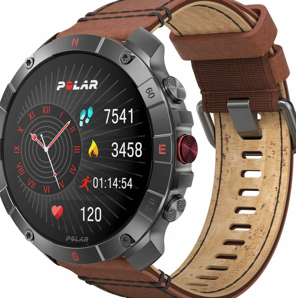 Polar Polar Grit X2 Pro Ti Lthr Brnz M/L Bronze