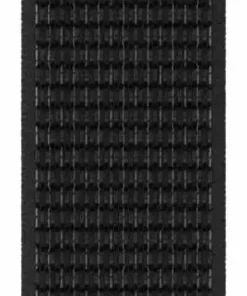 Polar Wristband Hook & Loop Nylon 22mm Black Svart Best