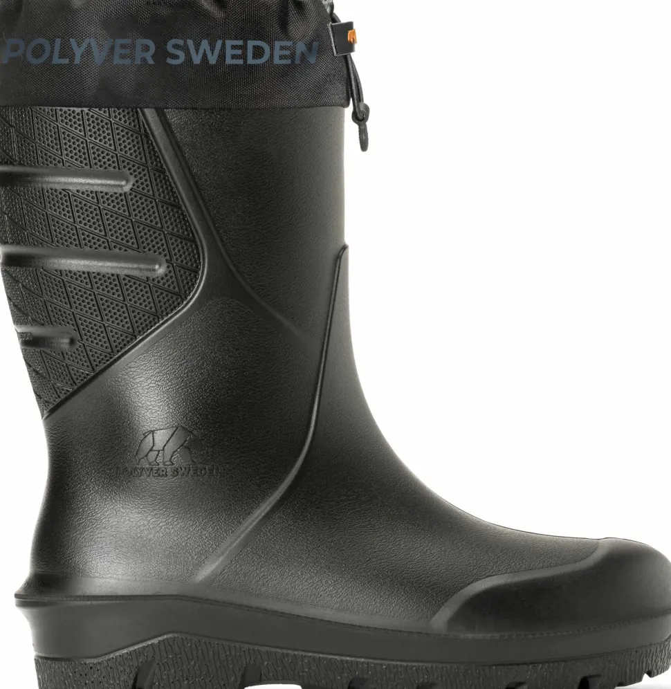 Polyver Unisex Classic Sport Mid Black