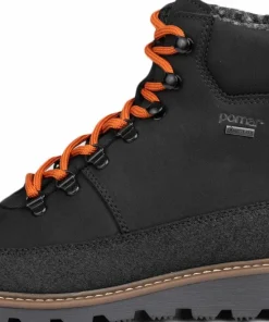 Pomar Women's Kerttu GORE-TEX Ankle Boot Black nub/PU/Black sole