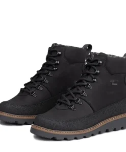 Pomar Women's Kerttu GORE-TEX Ankle Boot Black nub/PU/Black sole