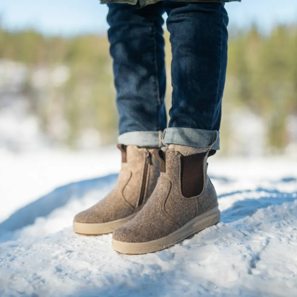 Pomar Women´s Kevo GORE-TEX Ankle Boot Sand Felt/Bark Micro Outlet