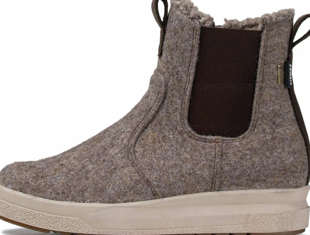 Pomar Women´s Kevo GORE-TEX Ankle Boot Sand Felt/Bark Micro Outlet