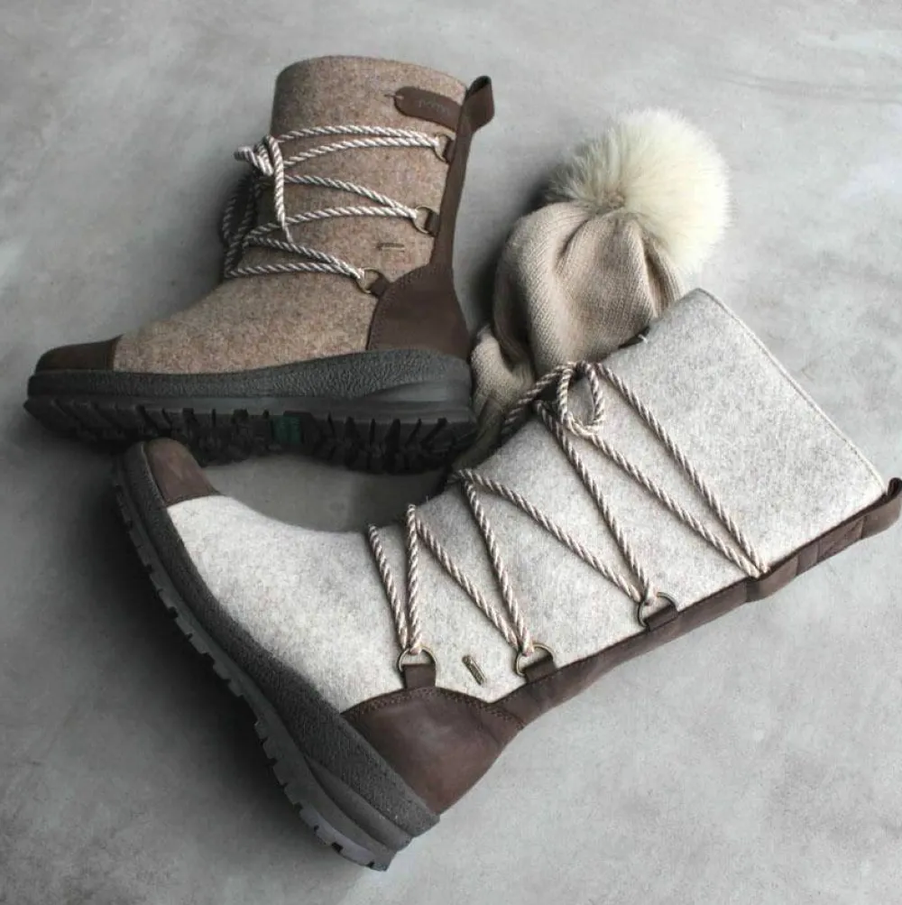 Pomar Women's Koli XW GORE-TEX® Felt Boots Sand/Brown Online