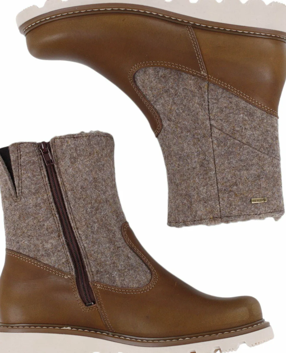 Pomar Women's Pello GORE-TEX Ankle Boot Oak Terra/ Sand Felt