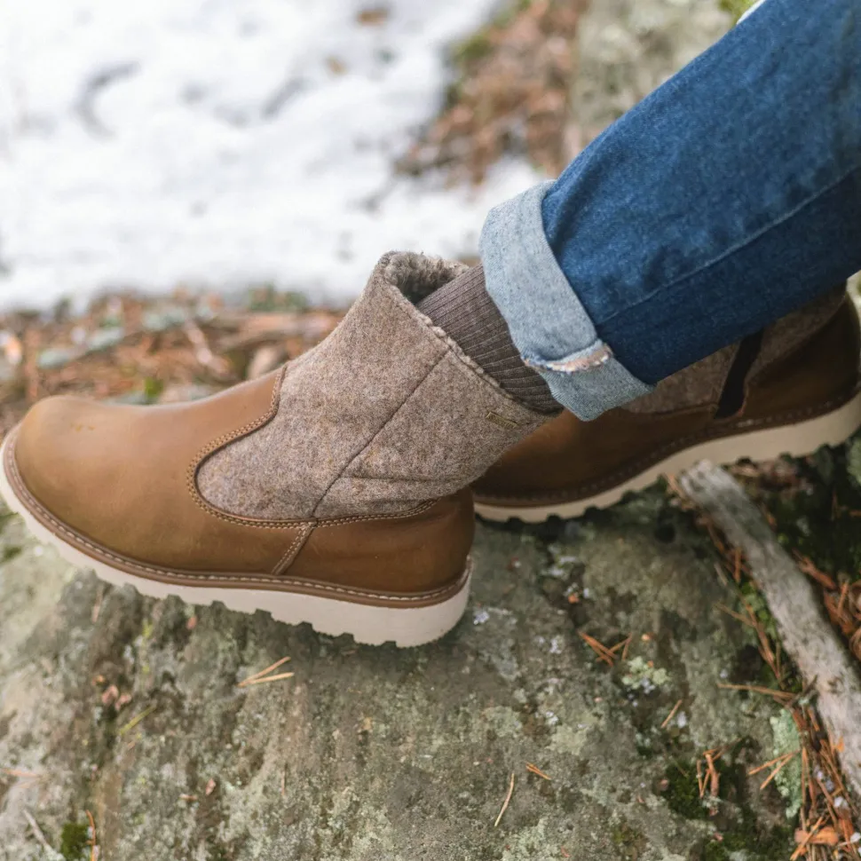 Pomar Women's Pello GORE-TEX Ankle Boot Oak Terra/ Sand Felt