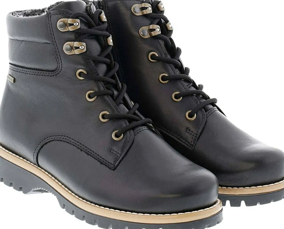 Pomar Women's Rae GORE-TEX Ankle Boot Black Nappa