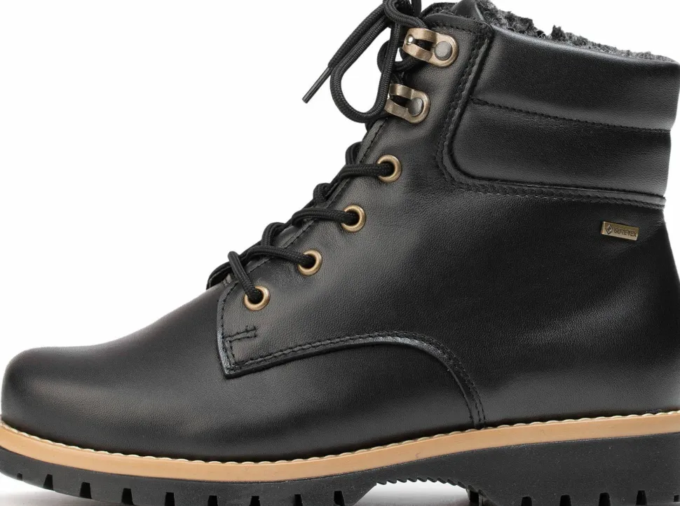 Pomar Women's Rae GORE-TEX Ankle Boot Black Nappa
