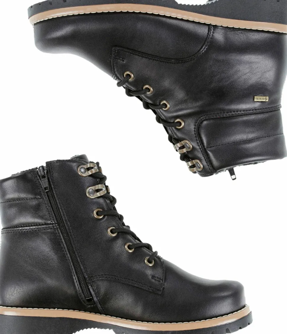 Pomar Women's Rae GORE-TEX Ankle Boot Black Nappa