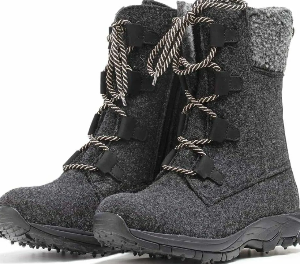 Pomar Women's Riekko GORE-TEX Boot Granit Felt/black Micro