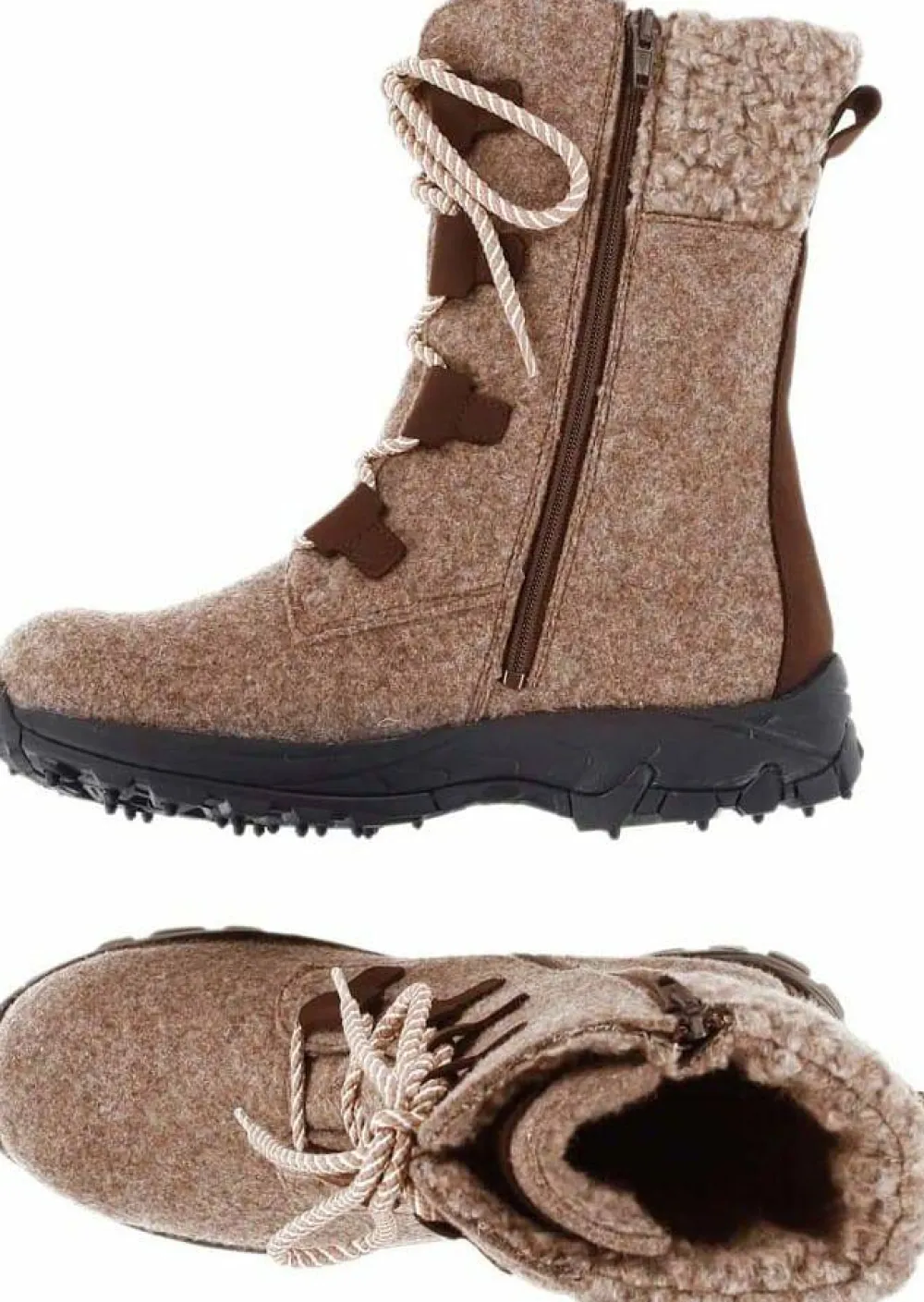 Pomar Women's Riekko GORE-TEX Boot Sand Felt/Bark Hot
