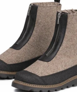 Pomar Women's Unari GORE-TEX Ankle Boot Sand Felt/Pu-Suede Hot