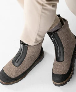 Pomar Women's Unari GORE-TEX Ankle Boot Sand Felt/Pu-Suede Hot
