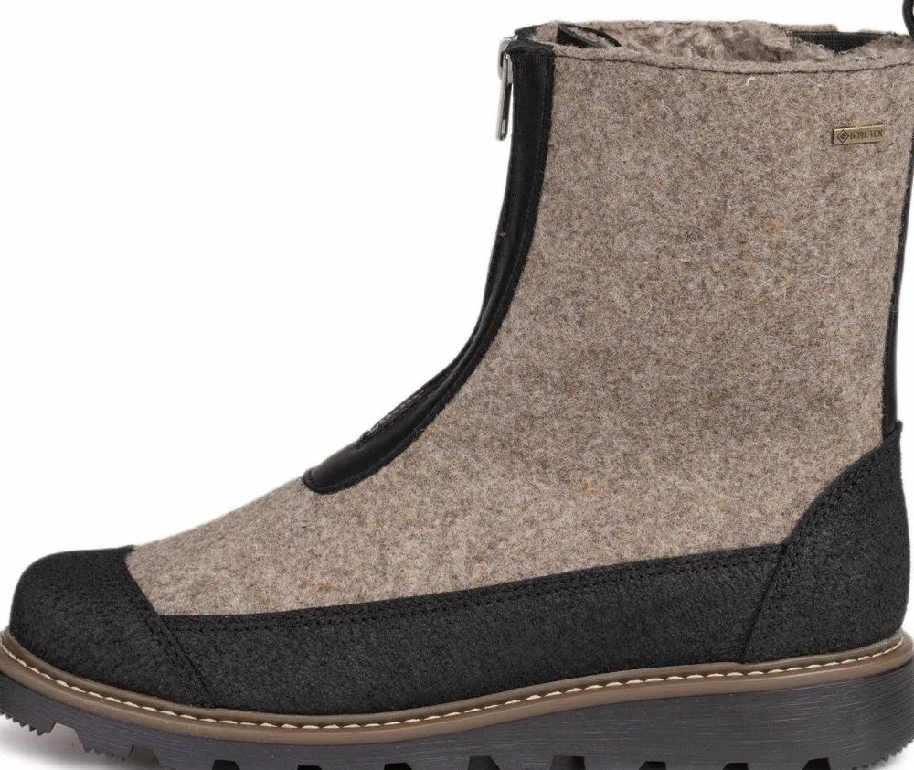 Pomar Women's Unari GORE-TEX Ankle Boot Sand Felt/Pu-Suede Hot