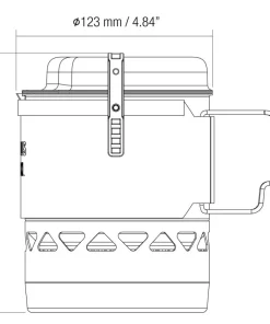 Primus Lite XL Stove System II 1.0 L Blue No color New