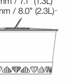 Primetech Stove Set II 2x2.3L W. Pan Kök & Tillbehör