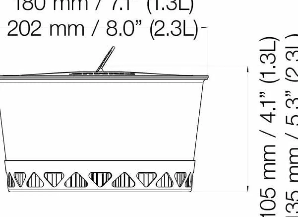 Primetech Stove Set II 2x2.3L W. Pan Kök & Tillbehör