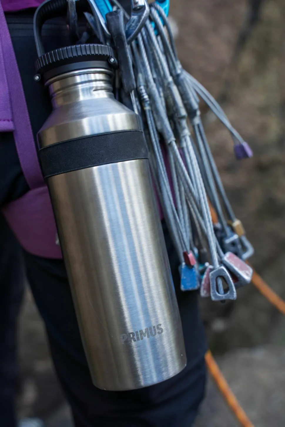 Primus Tufa Narrow Single Wall Bottle 0.8 L Stainless Steel