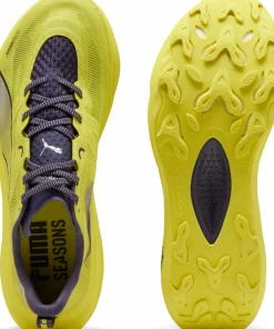 Puma Men's Deviate Nitro Elite Trail Lux Lime-Deep Plum Hot