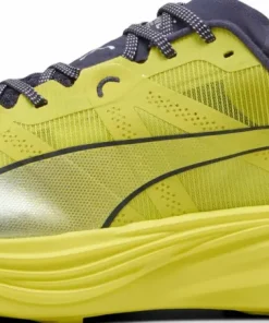 Puma Men's Deviate Nitro Elite Trail Lux Lime-Deep Plum Hot