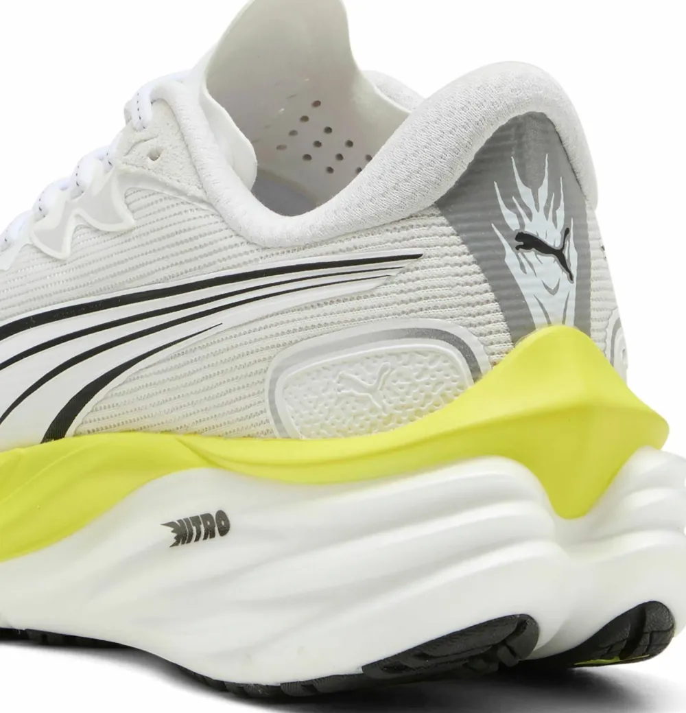 Best Men's Velocity Nitro 4 White-lux Lime Löparskor Herr