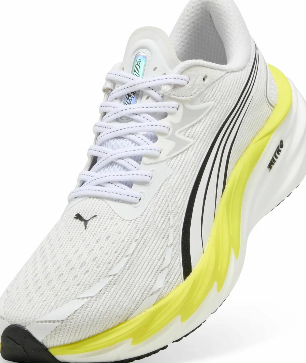 Best Men's Velocity Nitro 4 White-lux Lime Löparskor Herr