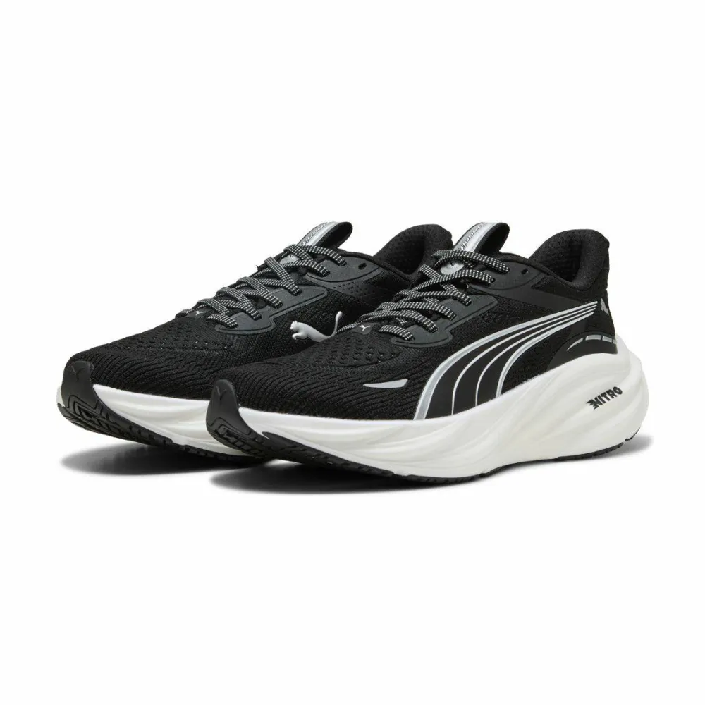 Puma Women's Magnify Nitro 3 Black- White Puma Black-Puma White