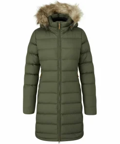 Rab Women's Deep Cover Down Parka Army Discount