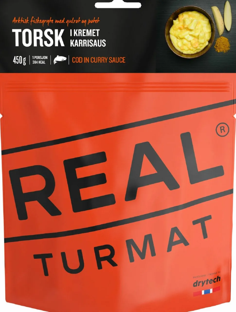 Real Turmat Cod In Curry Sauce Orange