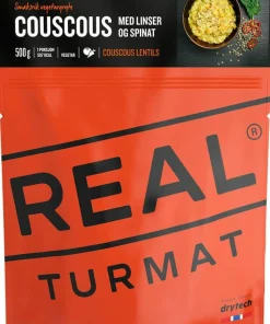 Real Turmat Coscous With Lentils And Spinach Orange