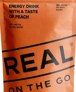 Real Turmat Energi Drink On The Go Peach Gul Clearance
