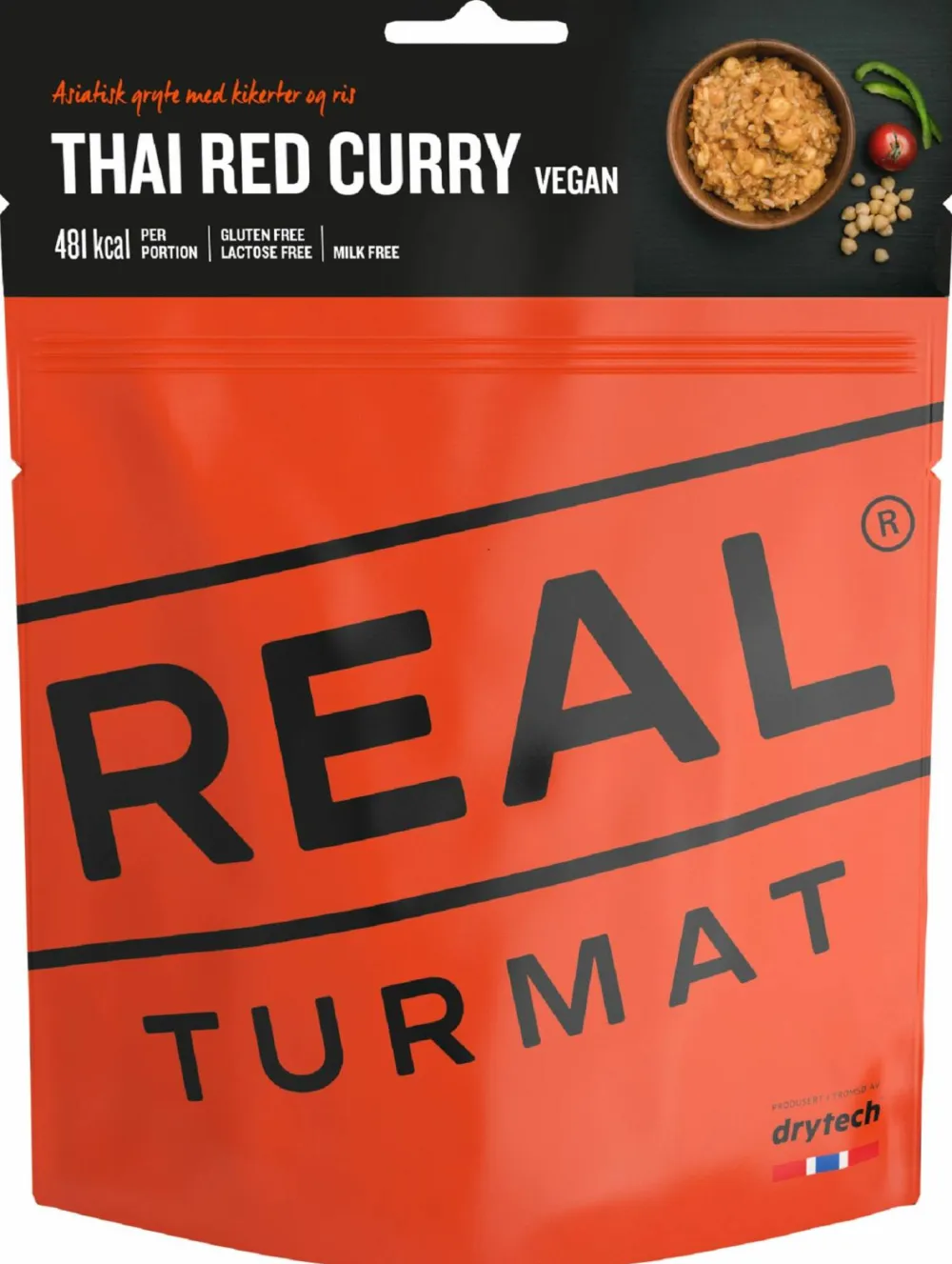 Real Turmat Vegan Thai Red Curry with Rice Nocolour