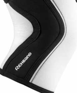 Rehband Rx Knee-Sleeve 5mm Black/White Clearance