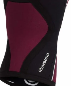 Rehband Rx Knee-Sleeve 5mm Black/Burgundy Sale