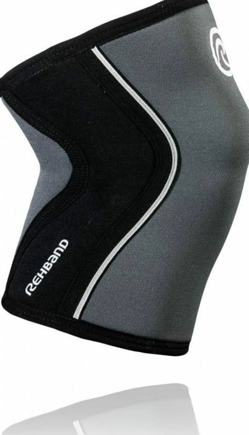 Rehband Rx Knee-Sleeve 5mm Black/Steel Grey Hot