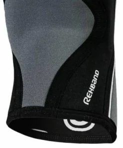 Rehband Rx Knee-Sleeve 5mm Black/Steel Grey Hot