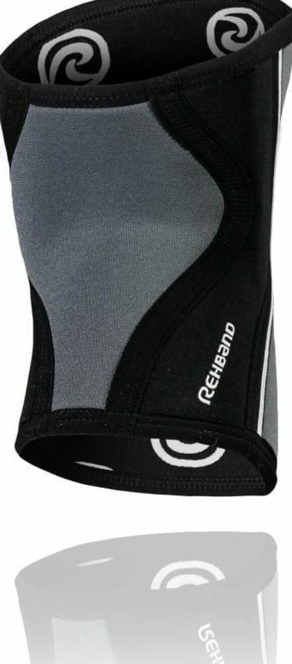 Rehband Rx Knee-Sleeve 5mm Black/Steel Grey Hot