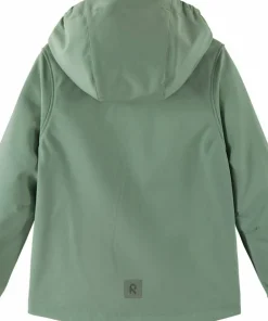 Reima Juniors' Softshell Jacket Koivula Stone Green