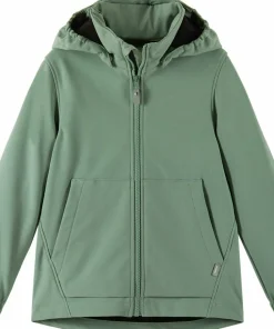 Reima Juniors' Softshell Jacket Koivula Stone Green