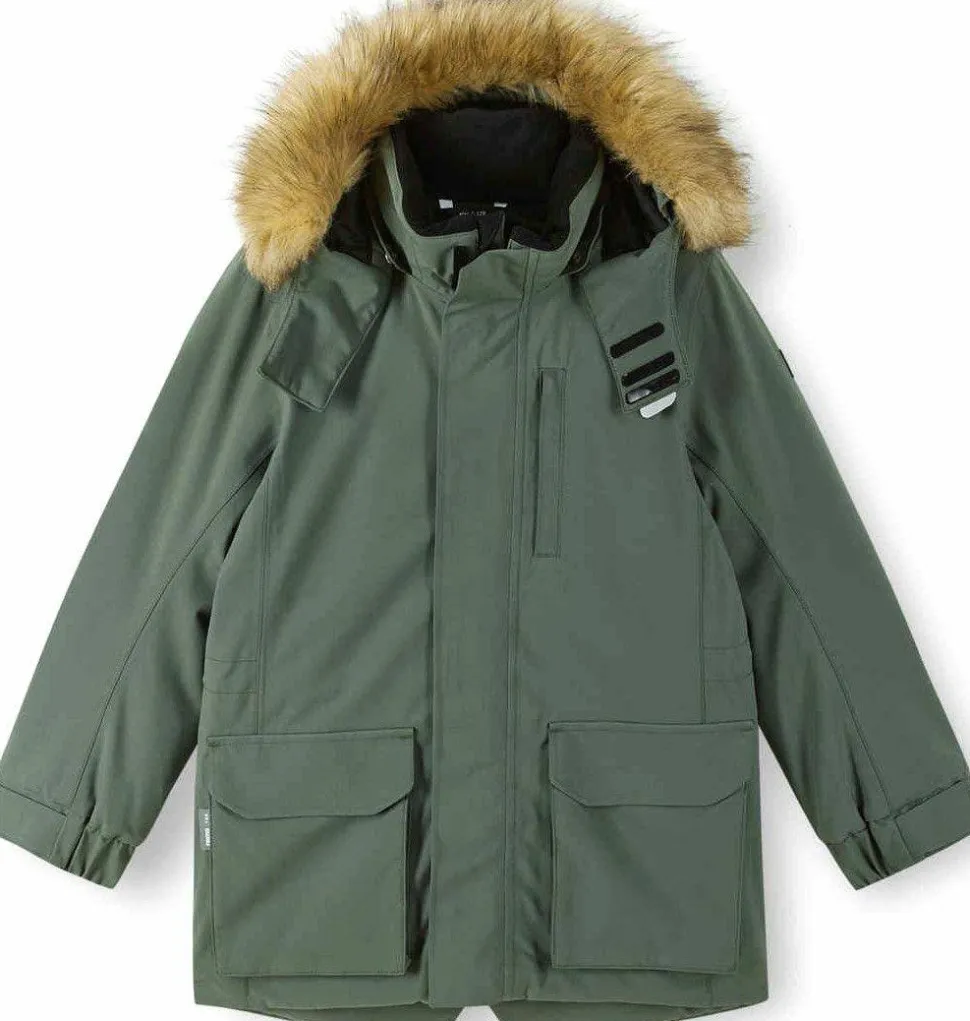 Reima Kids' Reimatec Winter Jacket Ajaton Thyme Green