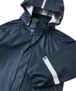 New Kids' Shell Rain Outfit Tihku Navy Barn Regnkläder Barn