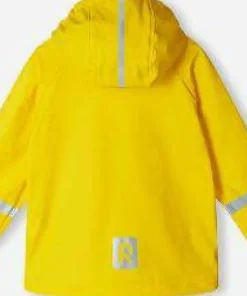 Outlet Kids' Shell Raincoat Lampi Yellow Barn Regnkläder Barn