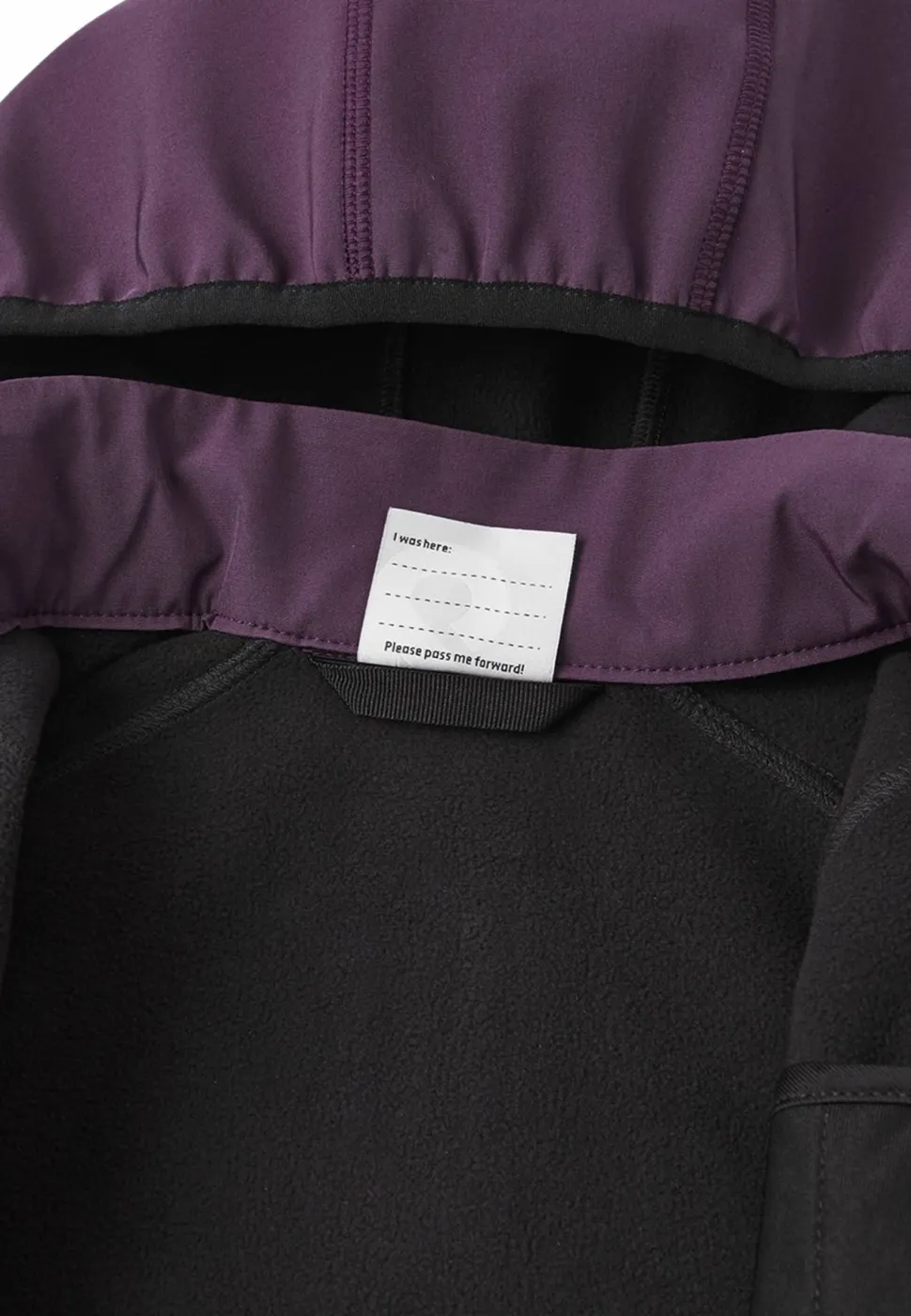Reima Kids' Softshell Jacket Vantti Deep Purple