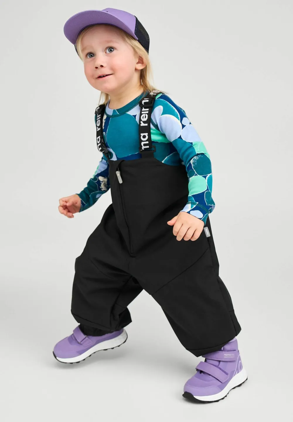 Reima Kids' Softshell Pants Tosion Black Clearance