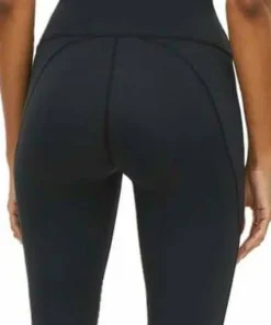 Röhnisch Women's Flattering Curved High Waist Tights Black Hot
