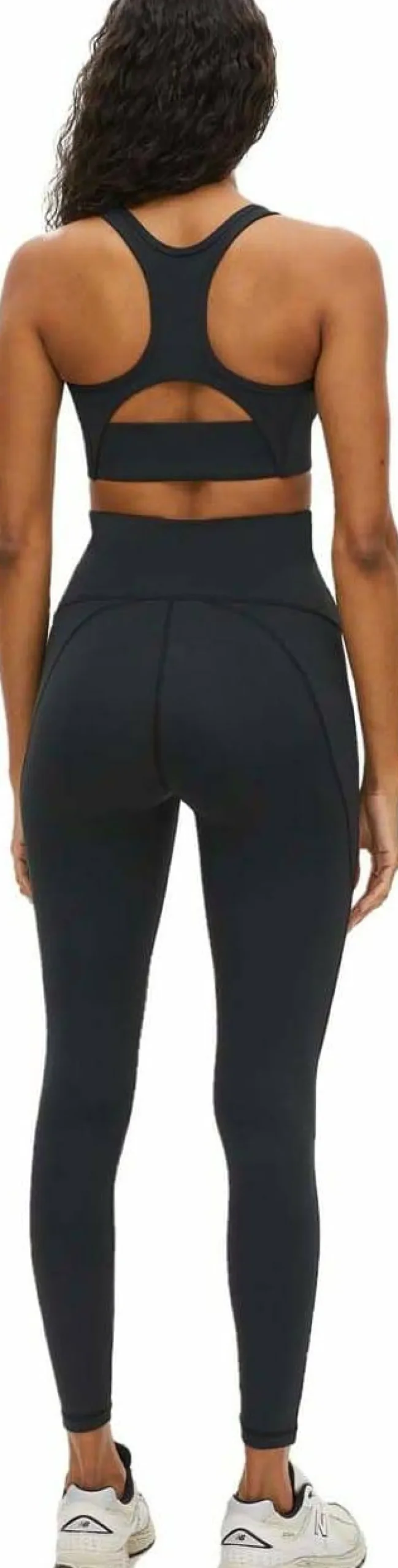 Röhnisch Women's Flattering Curved High Waist Tights Black Hot