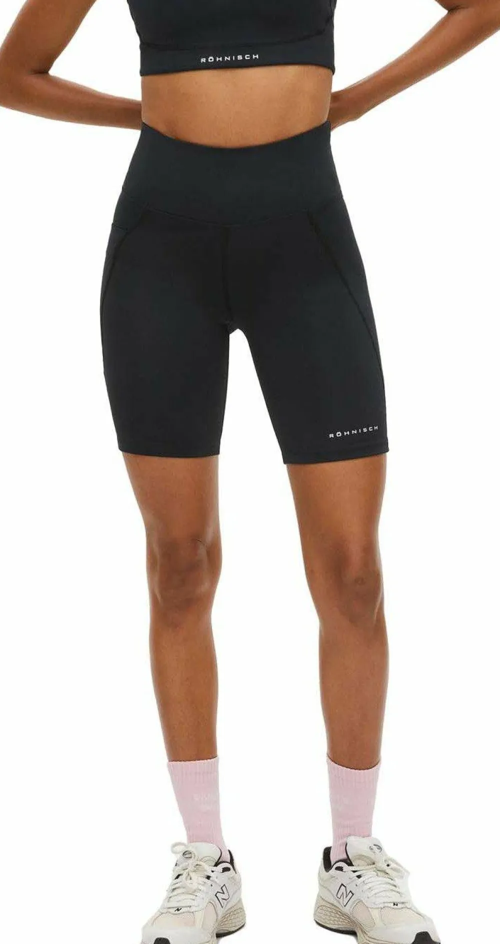 Röhnisch Women's Flattering High Waist Bike Tights Black