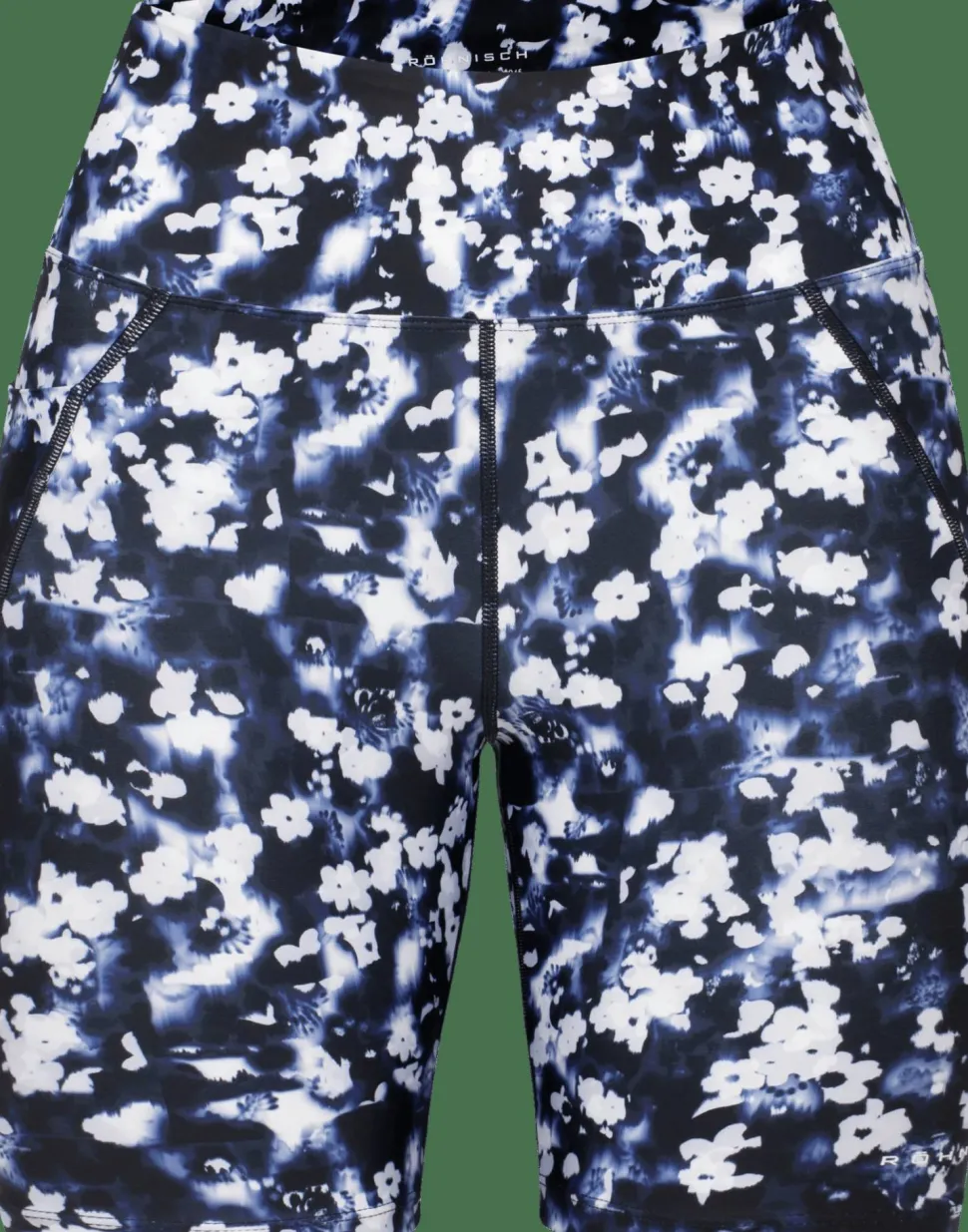 Röhnisch Women's Flattering Printed Bike Tights Indigo Bloom