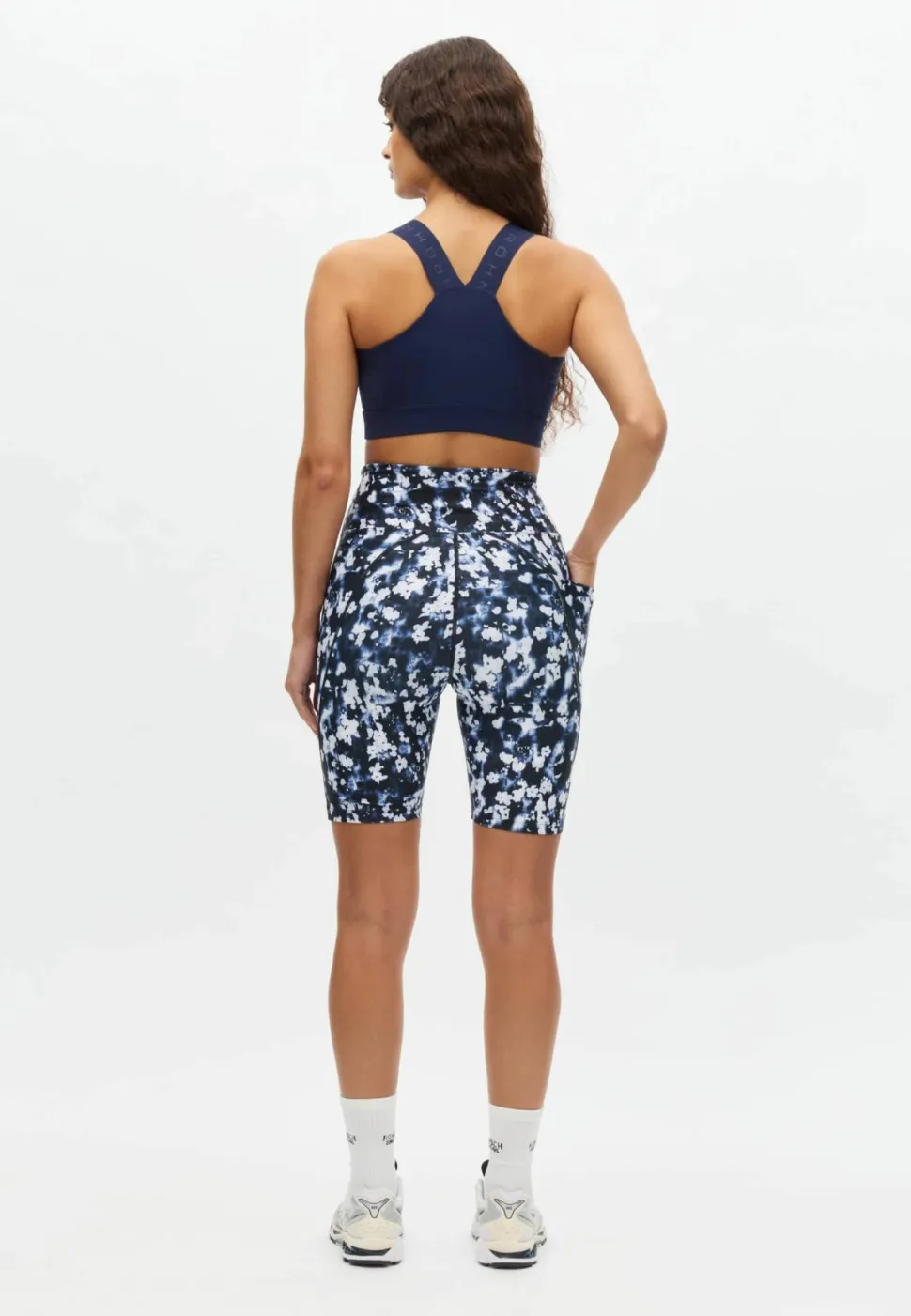 Röhnisch Women's Flattering Printed Bike Tights Indigo Bloom
